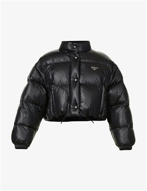 prada down puffer|Prada puffer jacket ladies.